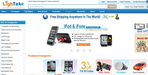 Online China Wholesale Shopping Website Lightake.com